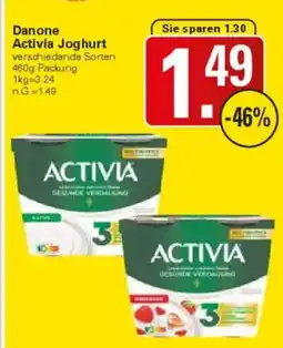 WEZ Danone Activia Joghurt Angebot