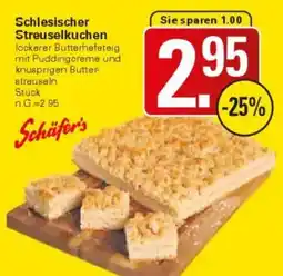 WEZ Schäfer's Schlesischer Streuselkuchen Angebot