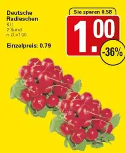 WEZ Deutsche Radieschen Angebot