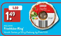 Aldi Süd MILSANI Frischkäse-Ring Angebot
