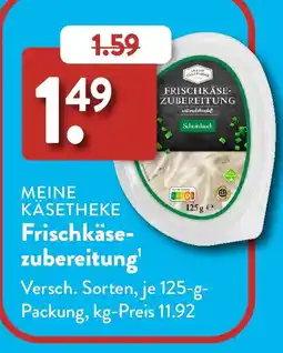 Aldi Süd MEINE KÄSETHEKE Frischkäsezubereitung Angebot