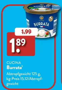 Aldi Süd CUCINA Burrata Angebot
