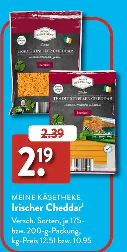Aldi Süd MEINE KÄSETHEKE Irischer Cheddar Angebot