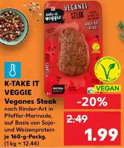 Kaufland K-TAKE IT VEGGIE Veganes Steak Angebot