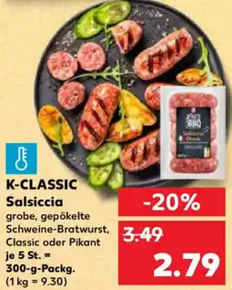 Kaufland K-CLASSIC Salsiccia Angebot