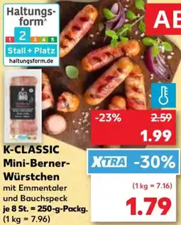 Kaufland K-CLASSIC Mini-Berner Würstchen Angebot