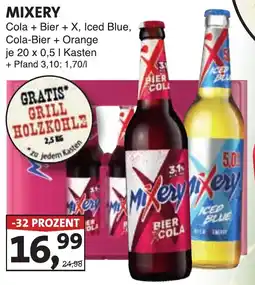 Lösch Depot MIXERY Cola + Bier + X, Iced Blue, Cola-Bier + Orange Angebot