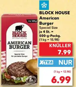 Kaufland BLOCK HOUSE American Burger Angebot