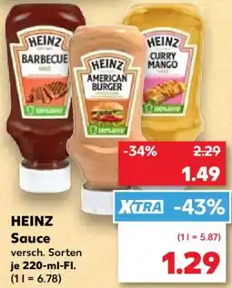 Kaufland HEINZ Sauce Angebot