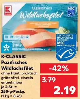 Kaufland K-CLASSIC Pazifisches Wildlachsfilet Angebot