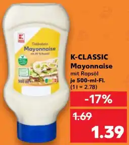 Kaufland K-CLASSIC Mayonnaise Angebot