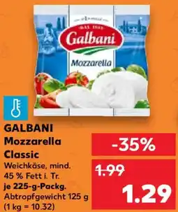 Kaufland GALBANI Mozzarella Classic Angebot