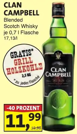 Lösch Depot CLAN CAMPBELL Blended Scotch Whisky Angebot