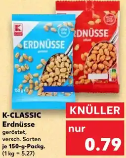 Kaufland K-CLASSIC Erdnüsse Angebot