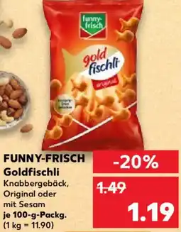 Kaufland FUNNY-FRISCH Goldfischli Angebot