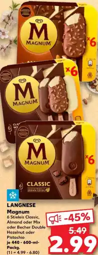 Kaufland LANGNESE Magnum Angebot
