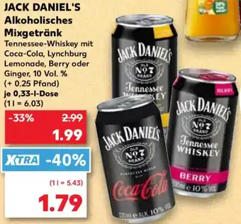 JACK DANIEL'S Alkoholisches Mixgetränk