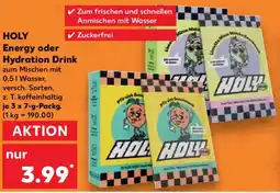 Kaufland HOLY Energy oder Hydration Drink Angebot