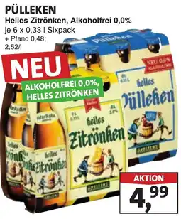 Lösch Depot PÜLLEKEN Helles Zitrönken, Alkoholfrei 0,0% Angebot