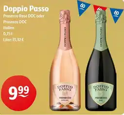 Getränke Hoffmann Doppio Passo Prosecco Rosé DOC oder Prosecco DOC Angebot
