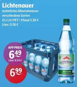 Getränke Hoffmann Lichtenauer natürliches Mineralwasser Angebot