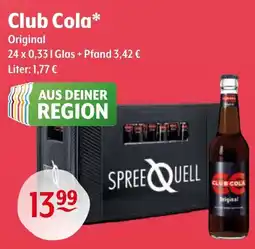 Getränke Hoffmann Club Cola Original Angebot