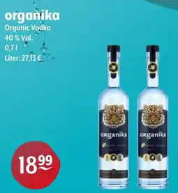 Getränke Hoffmann organika Organic Vodka Angebot