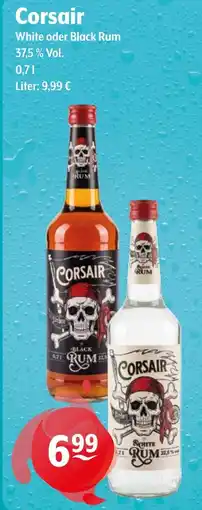 Getränke Hoffmann Corsair White oder Black Rum Angebot