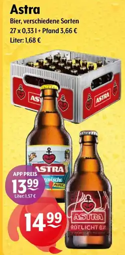 Getränke Hoffmann Astra Bier Angebot