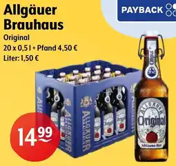 Getränke Hoffmann Allgäuer Brauhaus Original Angebot