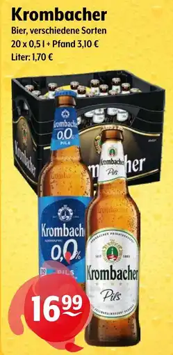 Getränke Hoffmann Krombacher Bier Angebot