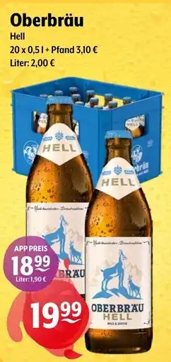 Getränke Hoffmann Oberbräu Hell Angebot