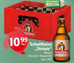 Getränke Hoffmann Schultheiss ,,Steinie“ Pilsener Angebot