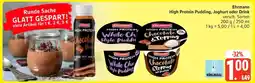 Edeka Ehrmann High Protein Pudding, Joghurt oder Drink Angebot