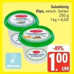 Edeka Salatkönig Dips, versch. Sorten Angebot