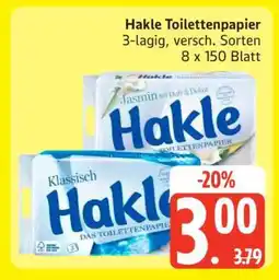 Edeka Hakle Toilettenpapier Angebot