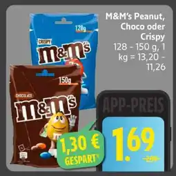 Edeka M&M's Peanut, Choco oder Crispy Angebot