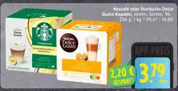 Edeka Nescafé oder Starbucks Dolce Gusto Kapseln Angebot