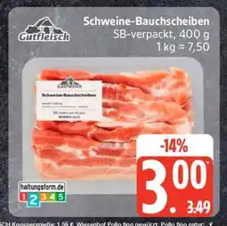 Edeka Schweine-Bauchscheiben Angebot
