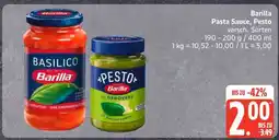 Edeka Barilla Pasta Sauce, Pesto Angebot