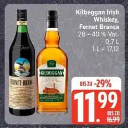 Edeka Kilbeggan Irish Whiskey, Fernet Branca Angebot