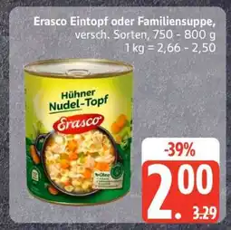 Edeka Erasco Eintopf oder Familiensuppe Angebot