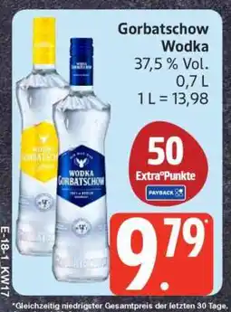 Edeka GORBATSCHOW WODKA Angebot
