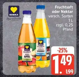 Edeka EDEKA Herzstücke Fruchtsaft oder Nektar Angebot