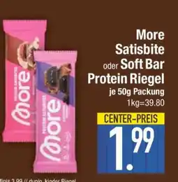 Edeka More Satisfbite oder Soft Bar Protein Riegel Angebot