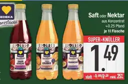Edeka Saft oder Nektar Angebot