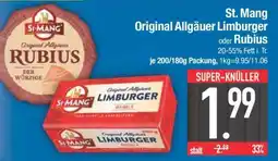 Edeka St. Mang Original Allgäuer Limburger oder Rubius Angebot