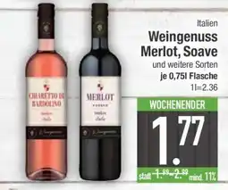 Edeka Weingenuss Merlot, Soave Angebot