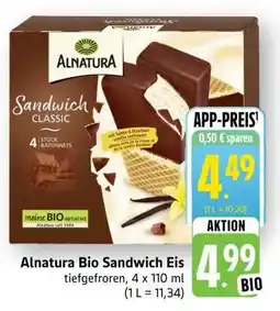 Edeka Alnatura Bio Sandwich Eis Angebot