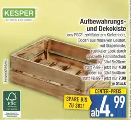 Edeka Aufbewahrungs- und Dekokiste Angebot